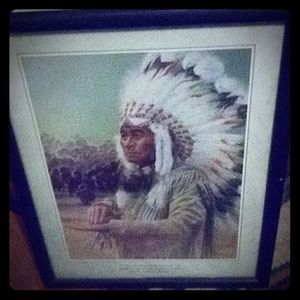 18 x 22 Wood Framed / Glass Picture Very Nice